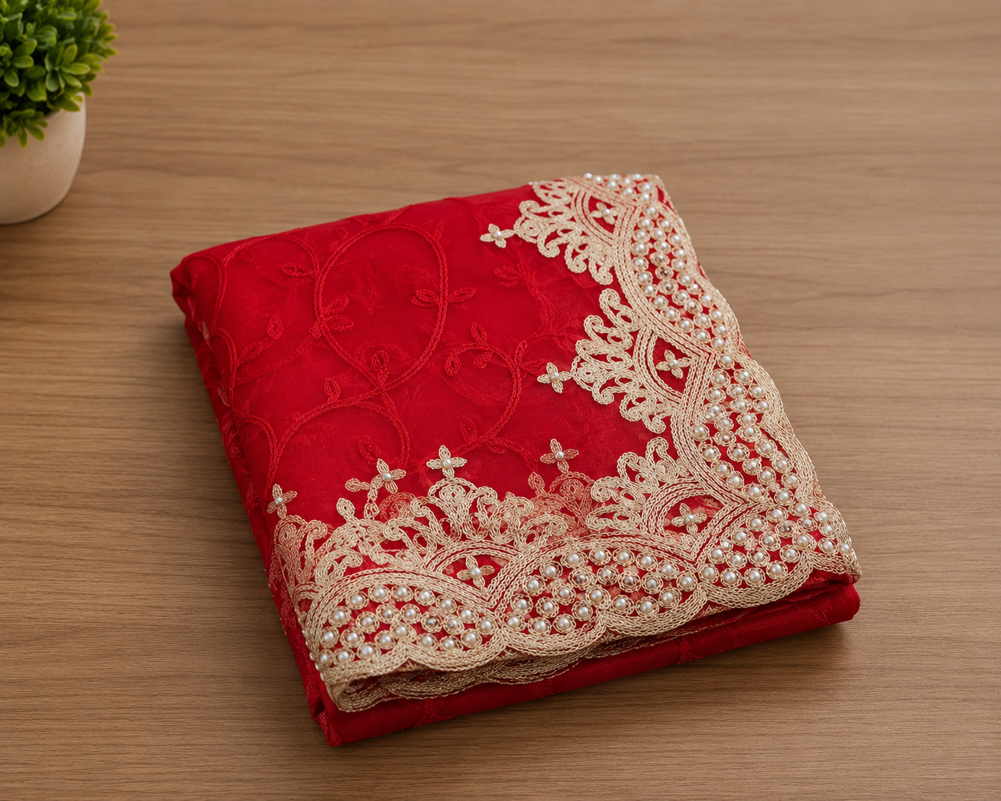 Embroided Floral Bollywood Net Saree
