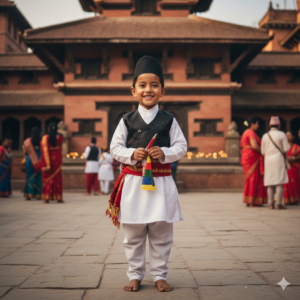 Kids Traditional Dawra Surwal Set