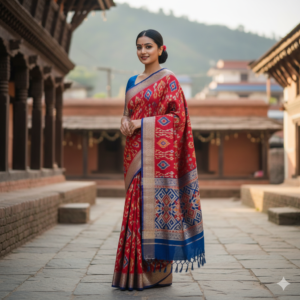 Traditional Dhaka Saree