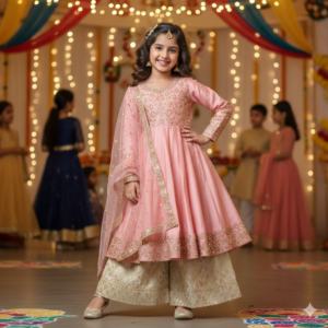 Girls Party Wear Suit Set