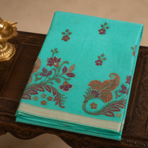 Floral Jacquard supper Net Saree