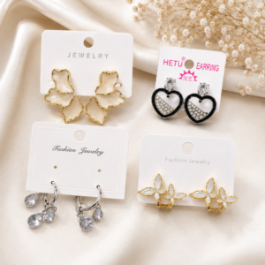 Elegant Fashion Earrings Combo Set for Women (Pack of 4)